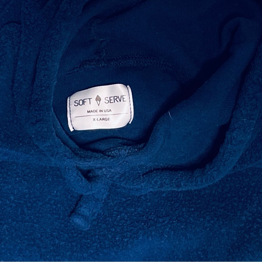 Soft Serve Navy Hoodie